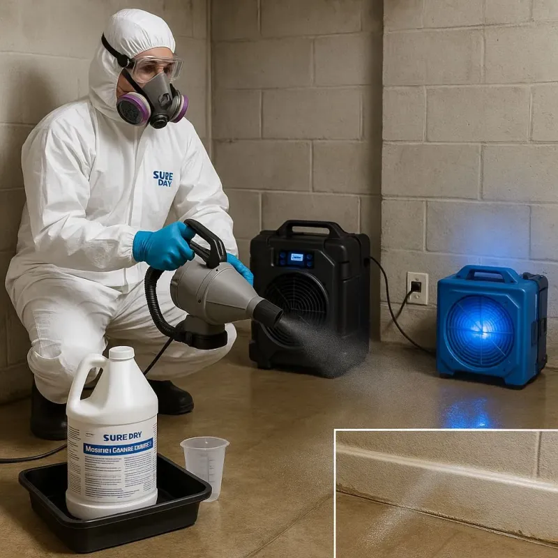 Sanitization and Odor Removal process in Mount Clemens, MI
