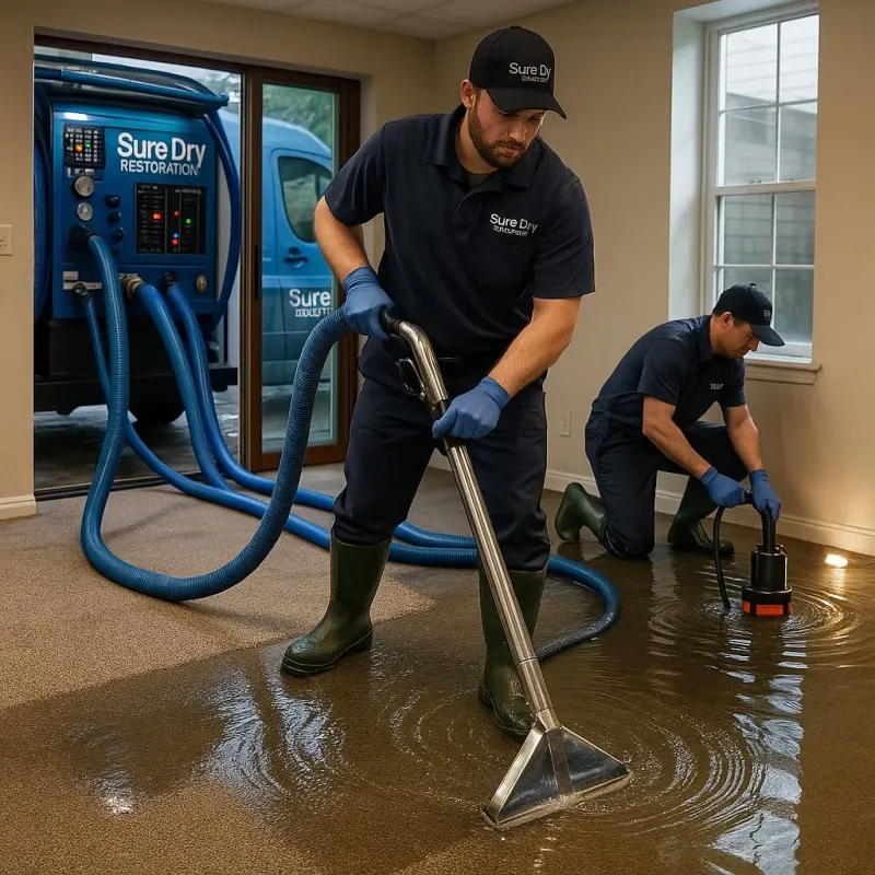 Water Extraction and Removal process in Mount Clemens, MI